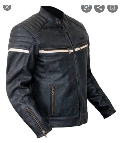 MOZRI  100% Genuine  Vintage Leather Jacket for Men's