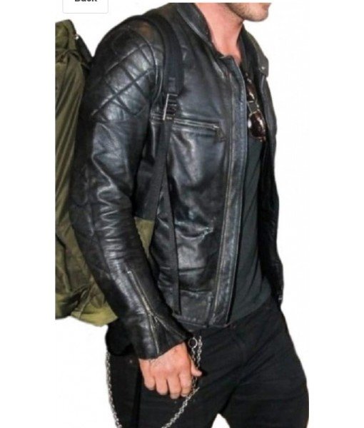 Mozri David Beckham Leather Jacket For Mens
