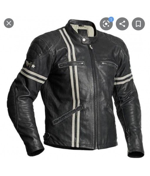MOZRI  100% Genuine Leather Jacket for Men's