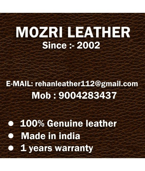 MOZRI Genuine Leather Men & Women Laptop Backpack