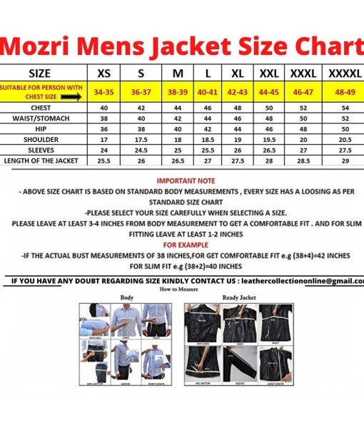 MOZRI Black 100% Genuine Vintage Leather Highneck Jacket for Men's