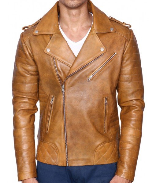 Mozri 100% Genuine Leather Jacket For Men