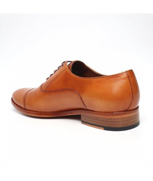 TAN OXFORD FORMAL LEATHER SHOES FOR MENS