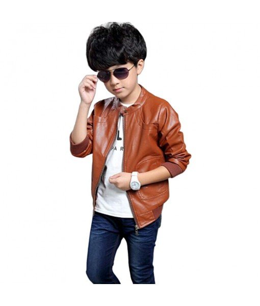 Mozri 100% original leather jacket for kids